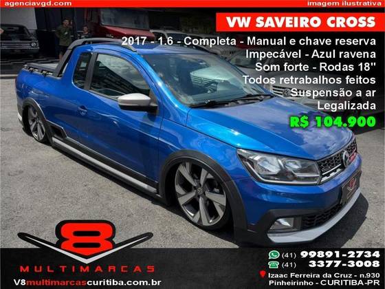 VOLKSWAGEN SAVEIRO 1.6 CROSS CD 16V FLEX 2P MANUAL VOLKSWAGEN SAVEIRO 1.6 CROSS CD 16V FLEX 2P MANUAL
